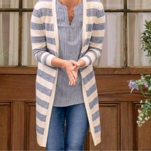 NWOT Talbots Cotton 3/4 Sleeve Cardigan Size XL